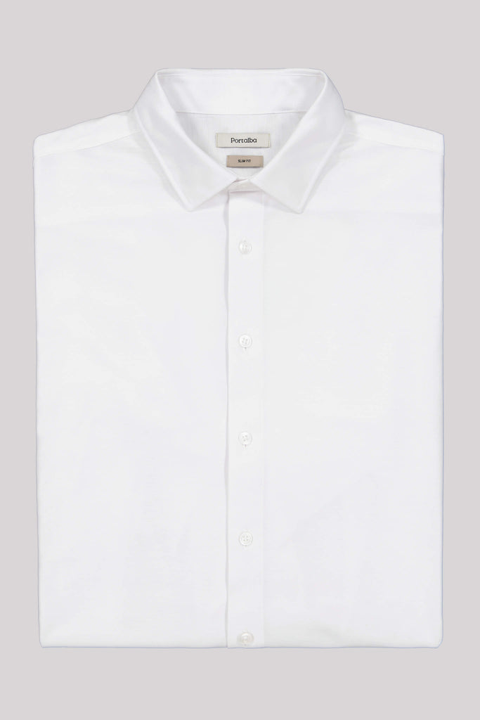 Montebello White Dress shirt folded